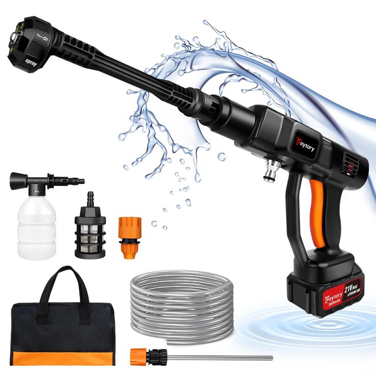 battery-operated pressure washer